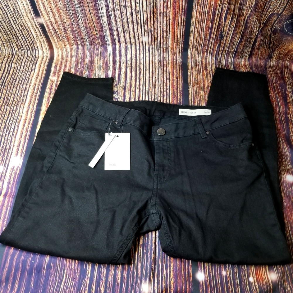 ASOS Black Denim Skinny Jeans